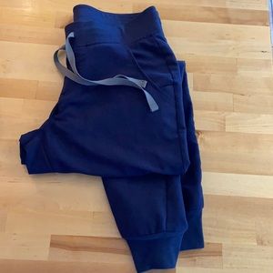 Small Fig Scrub Joggers in blue